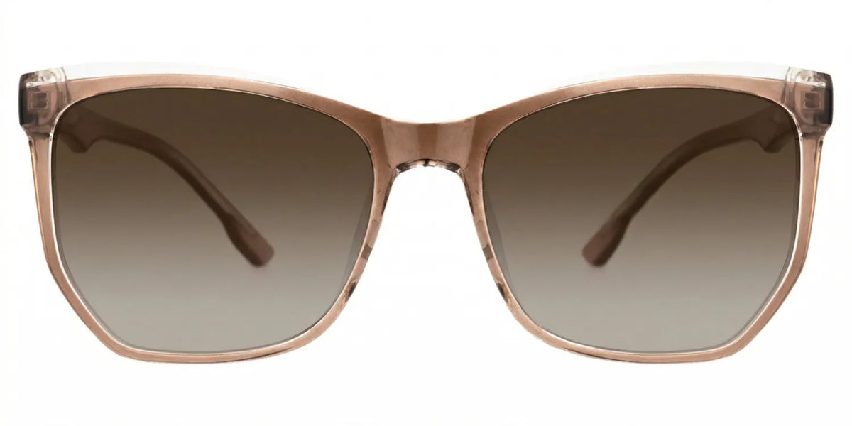 Libby Geometric Brown Glasses