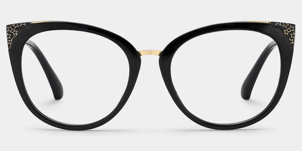 Dalton Cat Eye Black Glasses