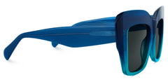 Charmaine Cat Eye Blue-Green Glasses