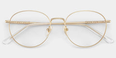 Ian Round Gold Glasses
