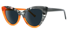 Maxine Cateye Orange Sunglasses