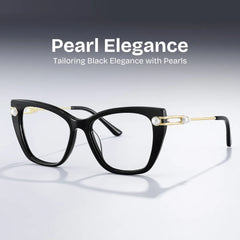 Victor Cat eye Black Glasses