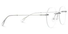 Osorio Geometric Silver Glasses