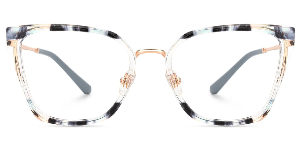 Martins Rectangle Blue Glasses