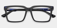 Troy Rectangle Dark Gray Glasses