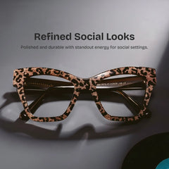 Ansyah Cateye Leopard Glasses