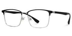 Eaddy Rectangle Silver Glasses