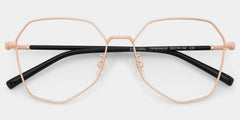 Bivins Geometric Gold Glasses