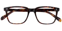 Lamont Rectangle Tortoise Glasses