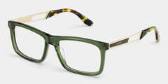 Morgan Rectangle Green Glasses