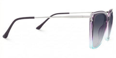 Krystle Square Purple-Blue Glasses