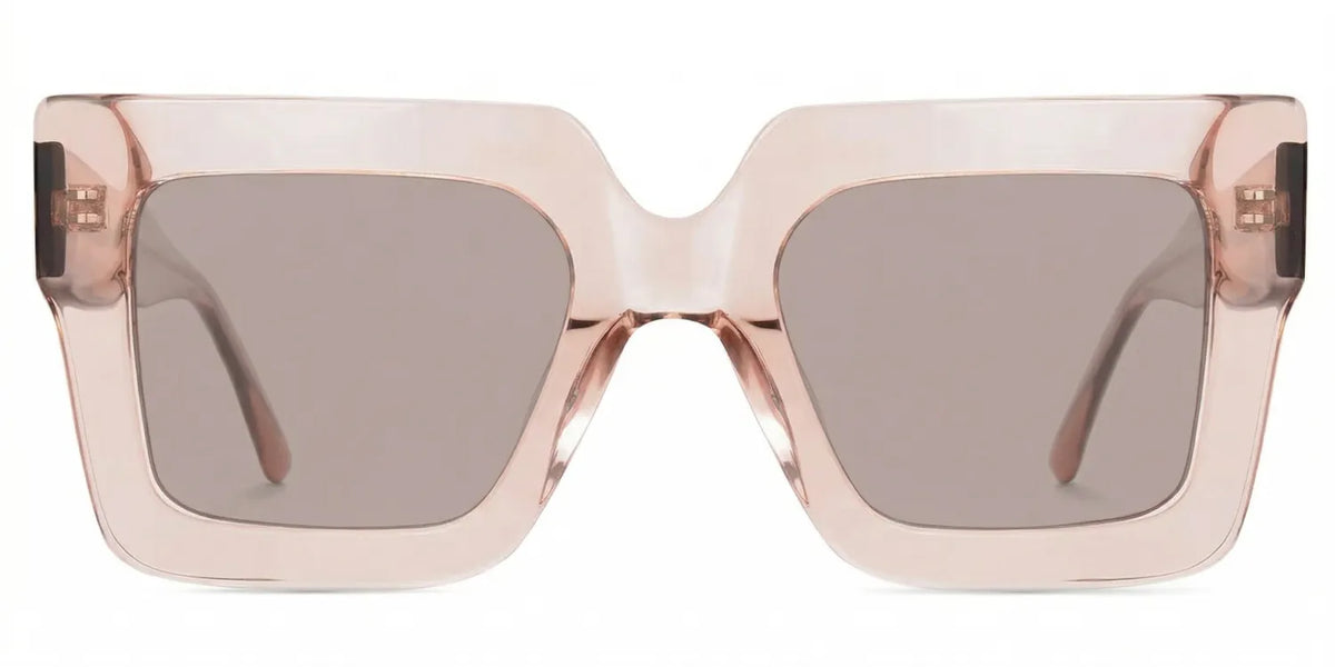 Brandon Square Beige Glasses
