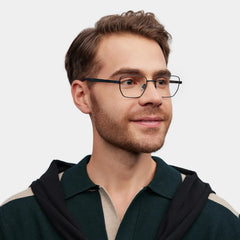 Jameson Geometric Blue Glasses