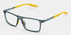 Active Rectangle Blue Yellow Glasses