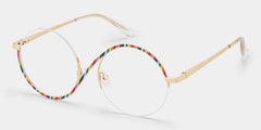Flozif Round Rainbow Glasses