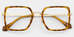 Shane Square Amber Glasses