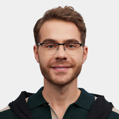 Brock Browline Black Glasses