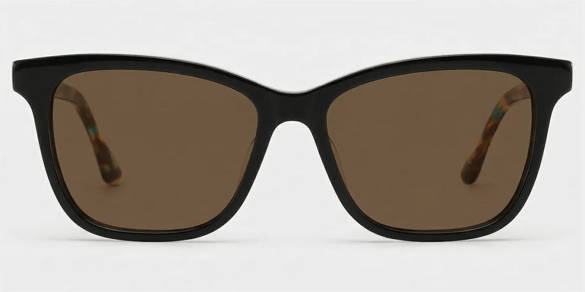 Faith Black Rectangle Glasses