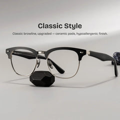 Penelope Browline Silver Glasses