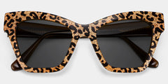Ansyah Cateye Leopard Glasses