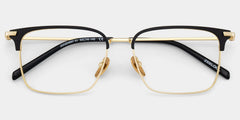 Maxwell Browline Black Glasses