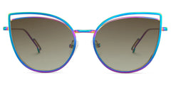 Spivey Cateye Iridescent Sunglasses