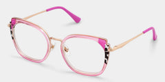 Murcia Square Pink Glasses