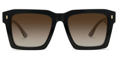 Kenish Square Black Glasses