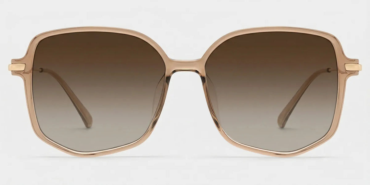 Payton Geometric Beige Glasses