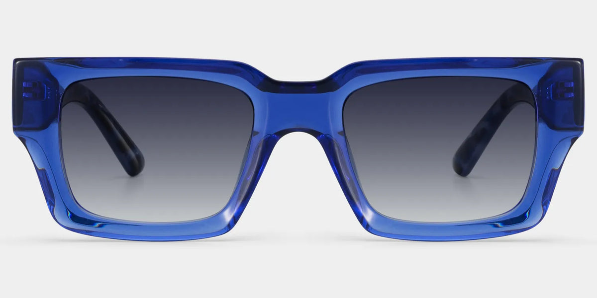 Orson Rectangle Blue Glasses