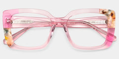 Flair Square Pink Glasses