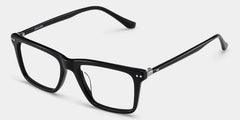 Harper Rectangle Black Glasses