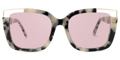 Dortch Square Light-Tortoise Sunglasses