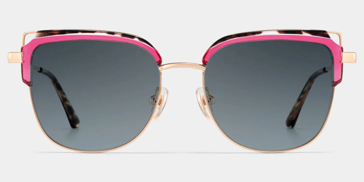 Samson Square Pink Tortoise Sunglassess