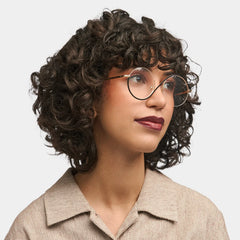 Flozif Round Black Glasses