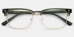 Ryan Browline Green Glasses