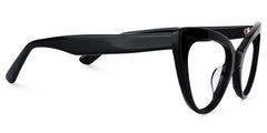 Claudette Cat Eye Black Glasses