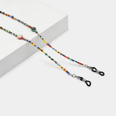Colorful Round Glitter Eyeglasses Chains