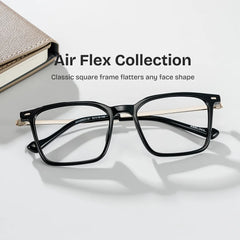 Archer Rectangle Black Glasses