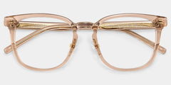 Hailey Square Beige Glasses