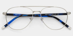 Calvin Aviator Silver Glasses