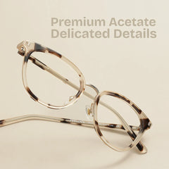 Caden Round Tortoise Glasses