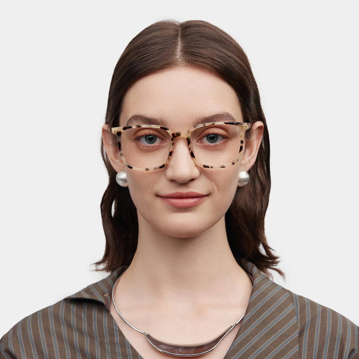 Zoe Square Tortoise Glasses