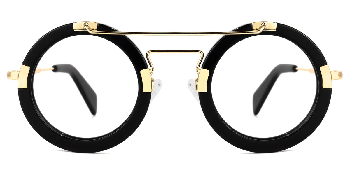 Martis Round Black Glasses
