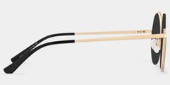 Flozif Round Black Glasses