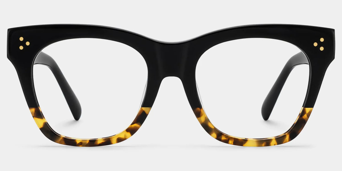 Tandy Rectangle Tortoise Glasses