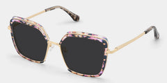 Cordaro Square Pink-Floral Glasses