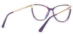 Yomary Cateye Purple-Tortoise Glasses