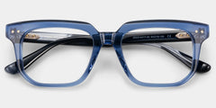 Michael Square Blue Glasses