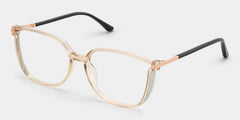 Annalisa Square Beige Glasses